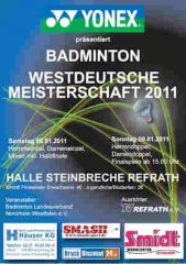 Westdeutsche Meisterschaft 2011 Plakat