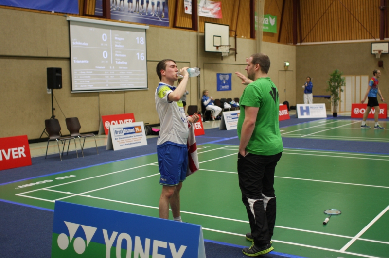 Lars Schänzler und Coach Daniel Winkelmann