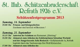 Refrather Schützenfest 2013