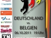 Plakat Länderspiel Deutschlan Belgien